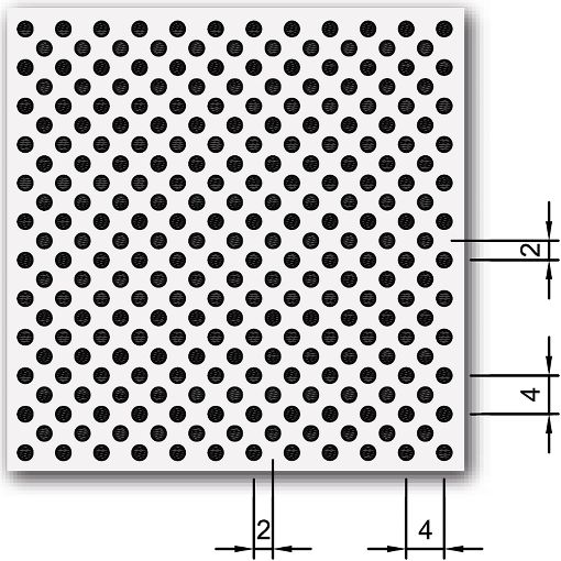 Металлическая панель LAY-IN Metal Микроперфорация Rd 1522 с флисом  Tegular 16 600x600x16 арт.BP9682M6I2. Фото N2