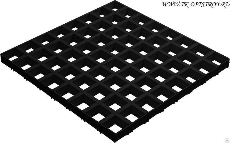 Потолочная плита Cellio (Целио) C49 86x86x37 черный (собранный)