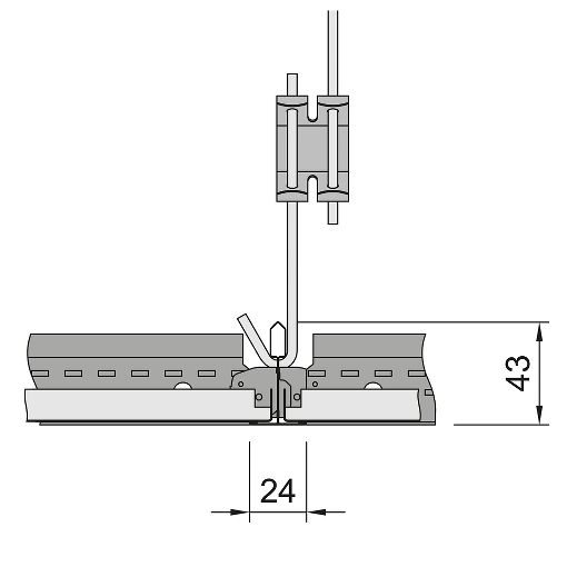 Металлическая панель LAY-IN Metal Микроперфорация Rd 1522 с флисом  BOARD 600x600x15 арт.BP9427M6I2