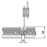 Металлическая панель LAY-IN Metal Микроперфорация Rd 1522  MicroLook 16 600x600x16 арт.BP4702M6H1