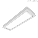 Светодиодный светильник "ВАРТОН" IP54 медицинский 595*180*55мм с опаловым рассеивателем 18 ВТ 4100К  с функцией аварийного освещения