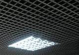 Потолок грильято 100х100 ( выс.40/шир.10) Эконом черный А911